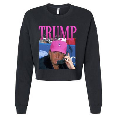 Donald Trump Miss Me Yet Vintage 90s Trump Cropped Pullover Crew