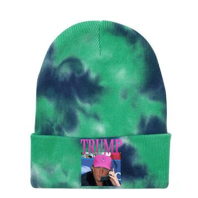 Donald Trump Miss Me Yet Vintage 90s Trump Tie Dye 12in Knit Beanie