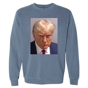 Donald Trump Mugshot Garment-Dyed Sweatshirt