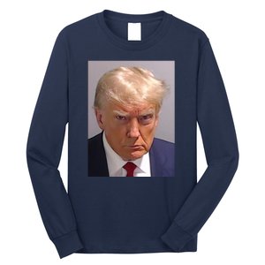 Donald Trump Mugshot Long Sleeve Shirt