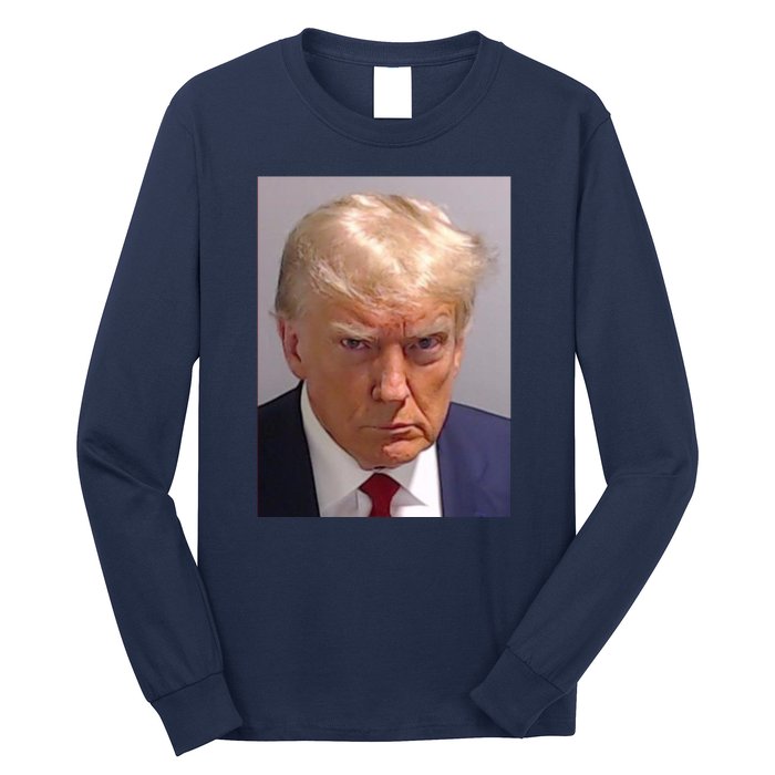 Donald Trump Mugshot Long Sleeve Shirt