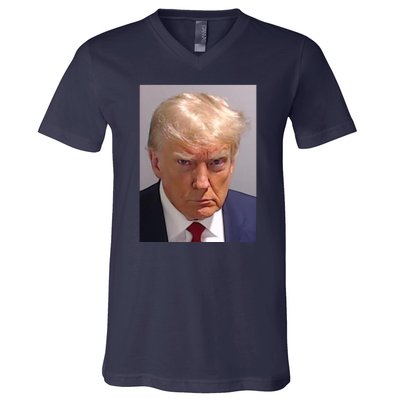 Donald Trump Mugshot V-Neck T-Shirt