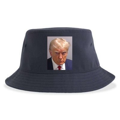 Donald Trump Mugshot Sustainable Bucket Hat