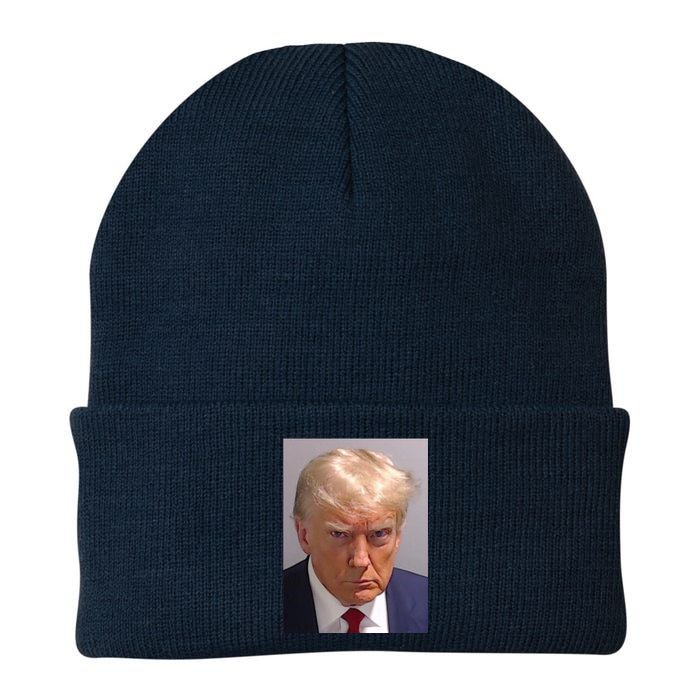 Donald Trump Mugshot Knit Cap Winter Beanie