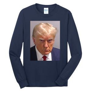 Donald Trump Mugshot Tall Long Sleeve T-Shirt