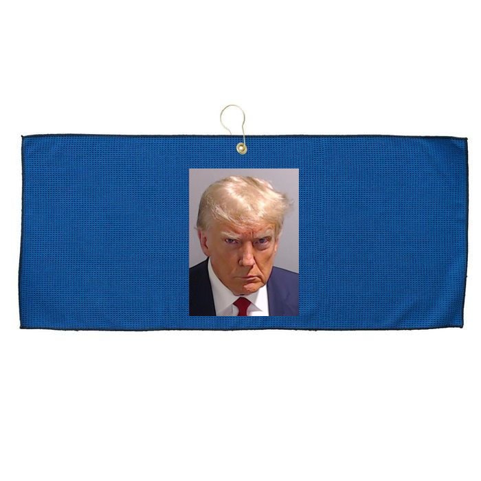 Donald Trump Mugshot Large Microfiber Waffle Golf Towel