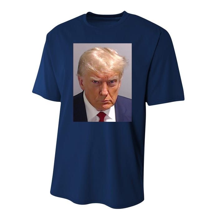 Donald Trump Mugshot Performance Sprint T-Shirt