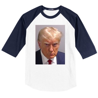 Donald Trump Mugshot Baseball Sleeve Shirt