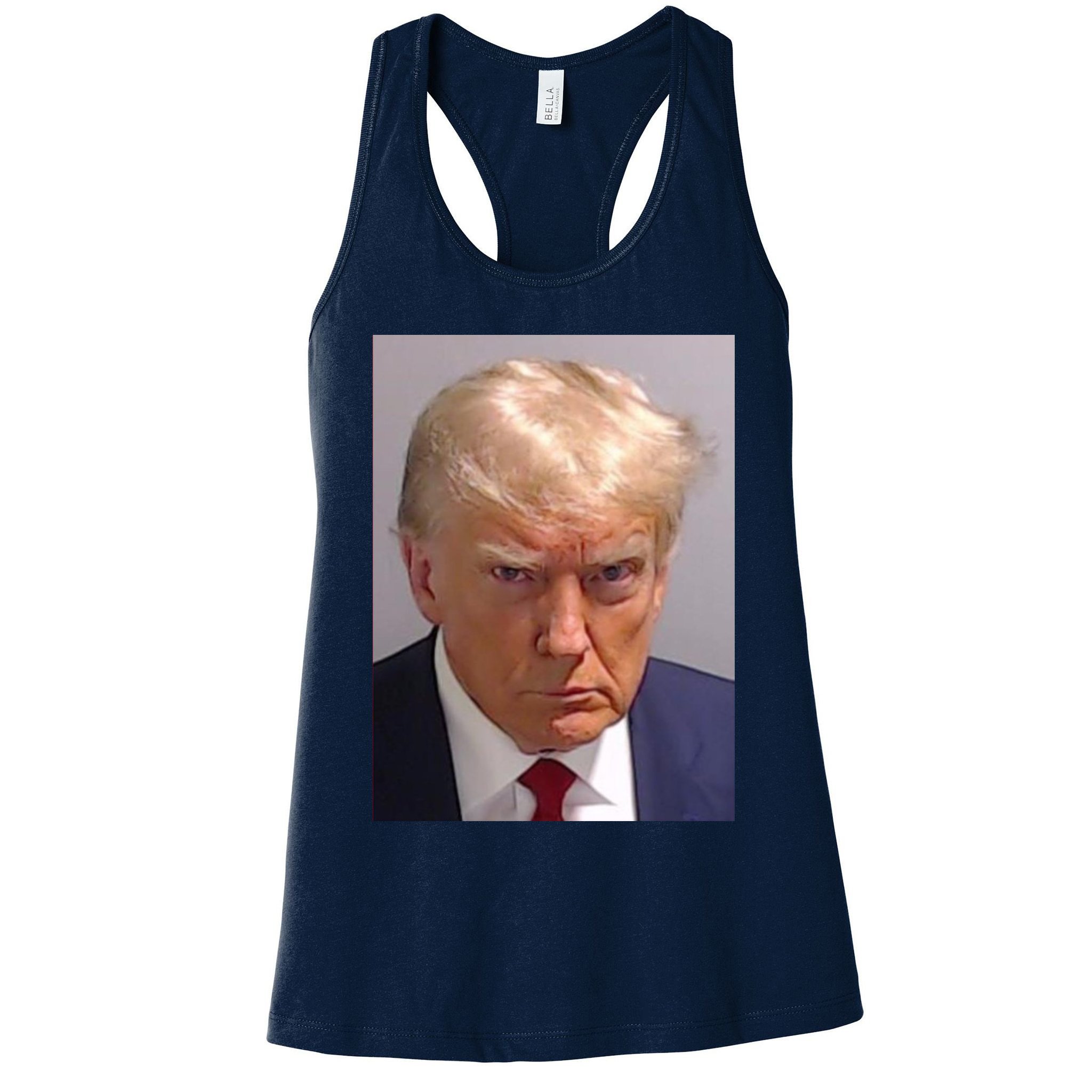 Donald Trump Mugshot Womens Tank Top