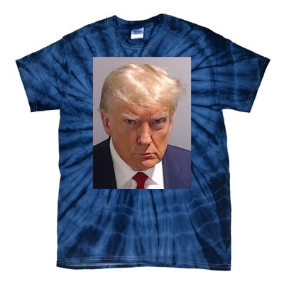 Donald Trump Mugshot Tie-Dye T-Shirt