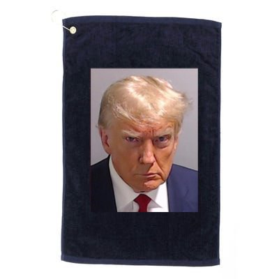 Donald Trump Mugshot Platinum Collection Golf Towel