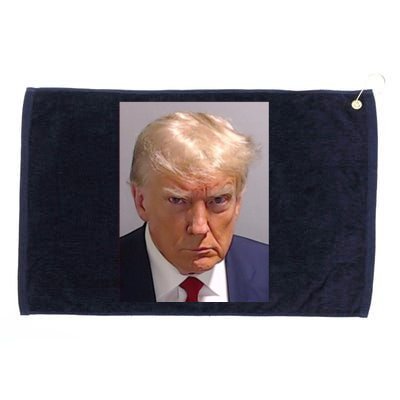 Donald Trump Mugshot Grommeted Golf Towel