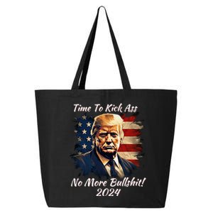 Donald Trump My President 2024 America Mug Shot Flag 25L Jumbo Tote