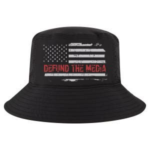 Defund The Media Defund Mainstream Media Cool Comfort Performance Bucket Hat