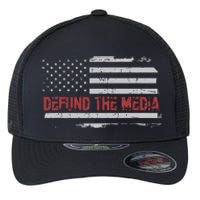 Defund The Media Defund Mainstream Media Flexfit Unipanel Trucker Cap