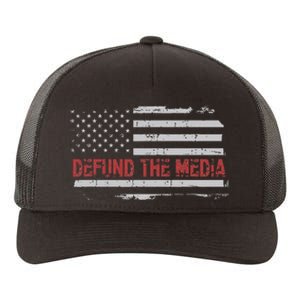 Defund The Media Defund Mainstream Media Yupoong Adult 5-Panel Trucker Hat