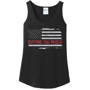 Defund The Media Defund Mainstream Media Ladies Essential Tank