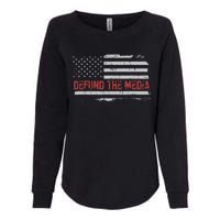 Defund The Media Defund Mainstream Media Womens California Wash Sweatshirt