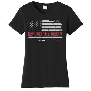 Defund The Media Defund Mainstream Media Women's T-Shirt