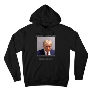 Donald Trump Mug Shot August 24 2024 Election Interference Hoodie