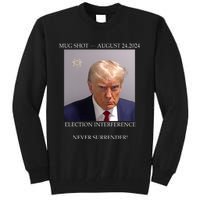 Donald Trump Mug Shot August 24 2024 Election Interference Tall Sweatshirt