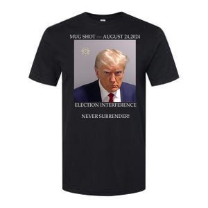 Donald Trump Mug Shot August 24 2024 Election Interference Softstyle CVC T-Shirt