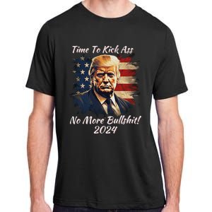 Donald Trump My President 2024 America Mug Shot Flag Funny Adult ChromaSoft Performance T-Shirt