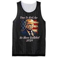 Donald Trump My President 2024 America Mug Shot Flag Funny Mesh Reversible Basketball Jersey Tank