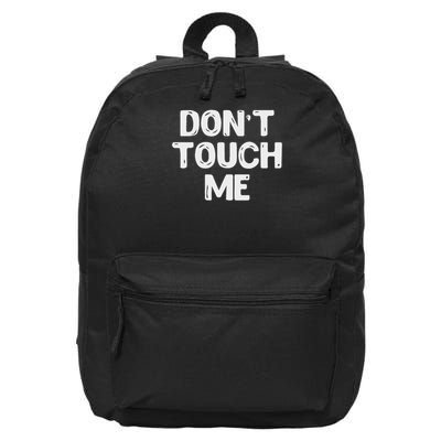 Don't Touch Me Introvert Gifs 16 in Basic Backpack