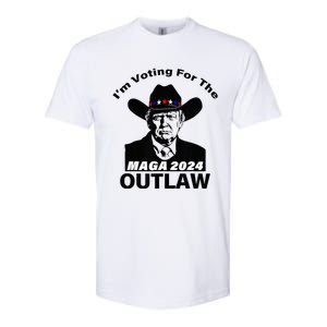 Donald Trump Maga IM Voting For The Outlaw 2024 President Softstyle CVC T-Shirt