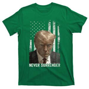 Donald Trump Mugshot Never Surrender T-Shirt