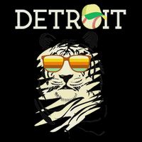 Distressed Tiger Mascot Cool Detroit Tiger 16 in Basic Backpack