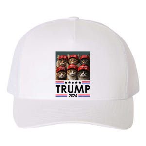 Donald Trump Make Cats Safe Again 2024 Yupoong Adult 5-Panel Trucker Hat