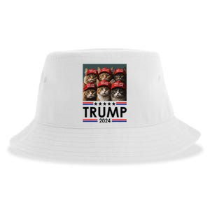 Donald Trump Make Cats Safe Again 2024 Sustainable Bucket Hat