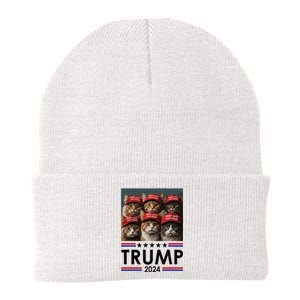 Donald Trump Make Cats Safe Again 2024 Knit Cap Winter Beanie