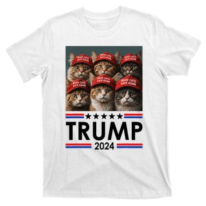 Donald Trump Make Cats Safe Again 2024 Debate Funny T-Shirt