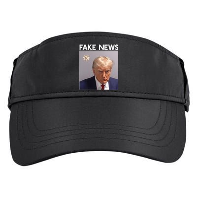 Donald Trump Mugshot | Trump Mug Shot Fake News Adult Drive Performance Visor