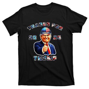 Donald Trump Maga IM Voting Trades For Trump 2024 T-Shirt