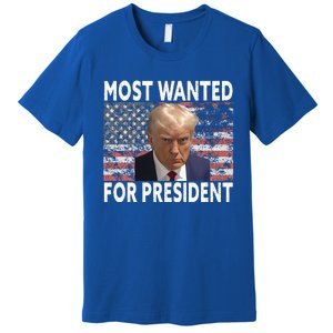 D.onald Trump Most Wanted For President 2024 Pro M.ugshot Premium T-Shirt