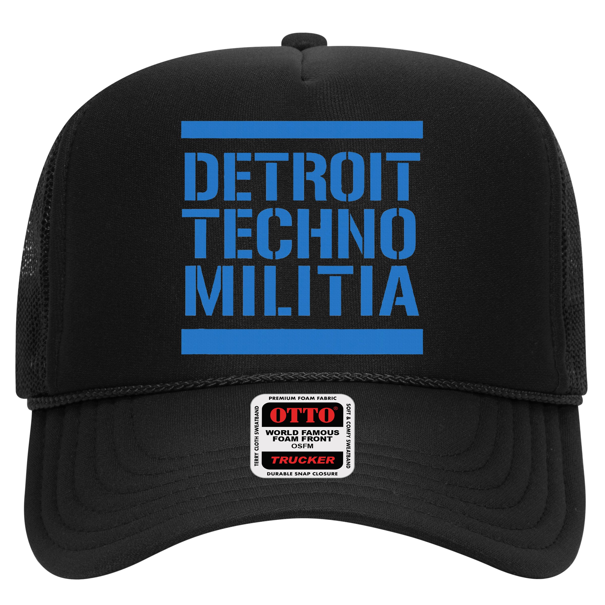 Detroit Techno Militia Blue Logo  Hat