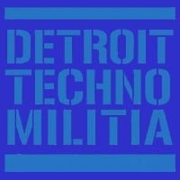 Detroit Techno Militia Blue Logo  T-Shirt