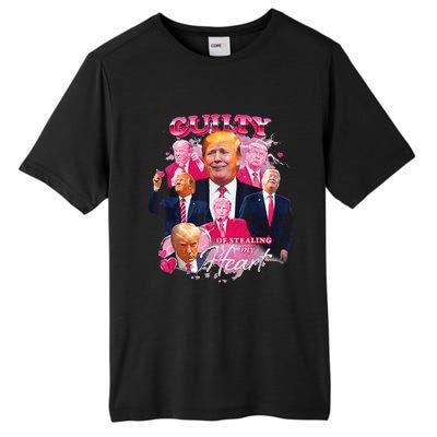 Donald Trump Mug Shot Guilty Of Stealing My Heart Tall Fusion ChromaSoft Performance T-Shirt