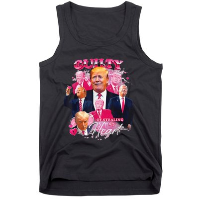 Donald Trump Mug Shot Guilty Of Stealing My Heart Tank Top