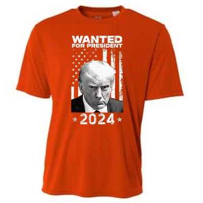 D.onald Trump Mug Shot Wanted For U.S. President 2024 Cooling Performance Crew T-Shirt