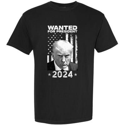 D.onald Trump Mug Shot Wanted For U.S. President 2024 Garment-Dyed Heavyweight T-Shirt