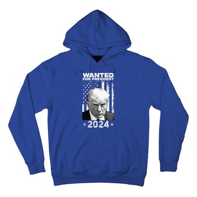 D.onald Trump Mug Shot Wanted For U.S. President 2024 Hoodie