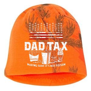 Dad Tax Making Sure Its Not P.Oison Fathers Day Kati - Camo Knit Beanie