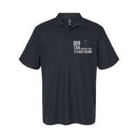 Dad Tax Making Sure Its Not Po.Ison Funny Joke Father’S Day Softstyle Adult Sport Polo