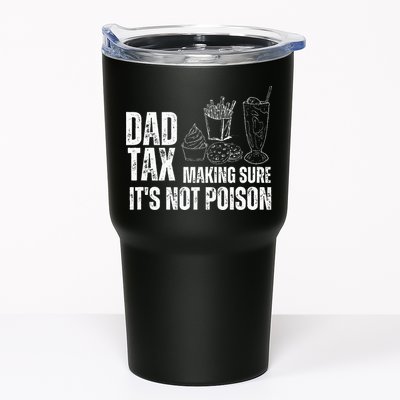 Dad Tax Making Sure Its Not Po.Ison Funny Joke Father’S Day Tumbler