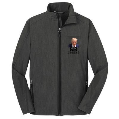 Donald Trump Mug Shot Donald Trump Legend Free Donald Trump Mugshot 2024 Core Soft Shell Jacket